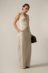 TAILORED FRONT PLEATED PANT