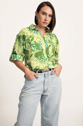 Double Pocket Printed Shirt