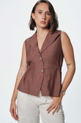 WAIST COAT WITH GOLD BUTTONS