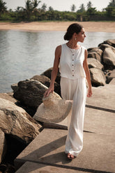 Front Pleated Elaticated Pant