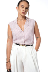 LAPEL COLLARED TOP