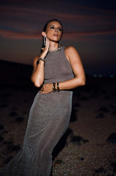 BODY CON MAXI WITH INNER BODYSUIT