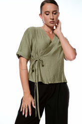WRAP AROUND TOP - GREEN