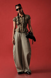 BARREL PANT - GREEN