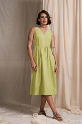 Pocket Detailed Midi Dress