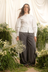 SHIRT WITH VOLUMINOUS SLEEVES