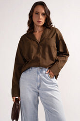 DOUBLE POCKET LAPEL SHIRT