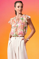 Chiffon Floral Top
