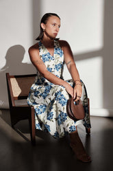 CINCHED WAIST SLEEVELESS TOP