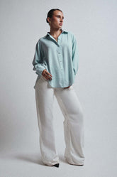 BACK TIE DETAILED SHIRT