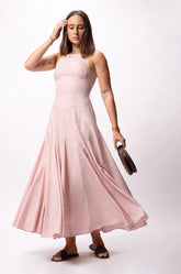 PRINCESS LINE MAXI DRESS - PINK