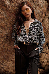 Printed Oversized Shirt