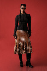 BIAS SKIRT WITH GODETS