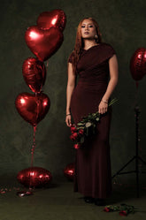 Wrap Detailed Maxi Dress