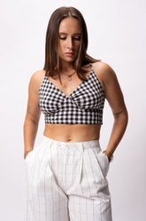 COSS BACK CROP TOP