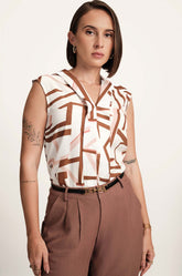 Placket Detailed Top