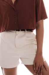 Pleat Detailed Short