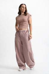 SIDE-RUCHED MUSCLE TEE