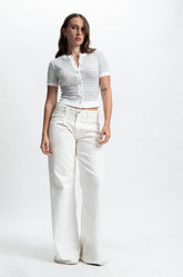 SHORT SLEEVE BUTTON-UP KNIT CARDIGAN