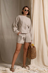 Dart Detailed Long Sleeve Top