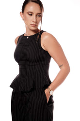 PRINCESSLINE TOP - BLACK