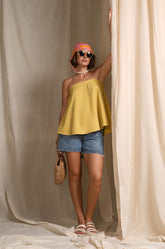 Flared Tube Top MUSTERD