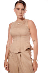 PRINCESSLINE TOP - BEIGE