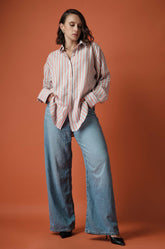 STRIPED OVERSIZED SHIRT