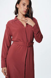 SHOULDER DETAILED DRESS