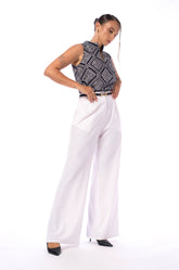 SOFT TAILORED PANT - OFFWHITE