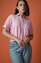 SEAM DETAILED TOP - PINK