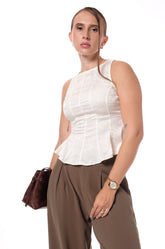 PRINCESSLINE TOP - CREAM