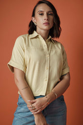 SEAM DETAILED TOP - YELLOW