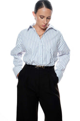 STRIPED OVERSIZED SHIRT