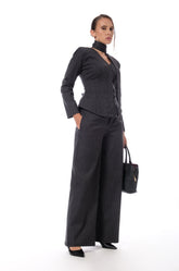LOW WAIST STRAIGHT CUT PANT