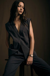 Tailored Waist Coat Charcoal