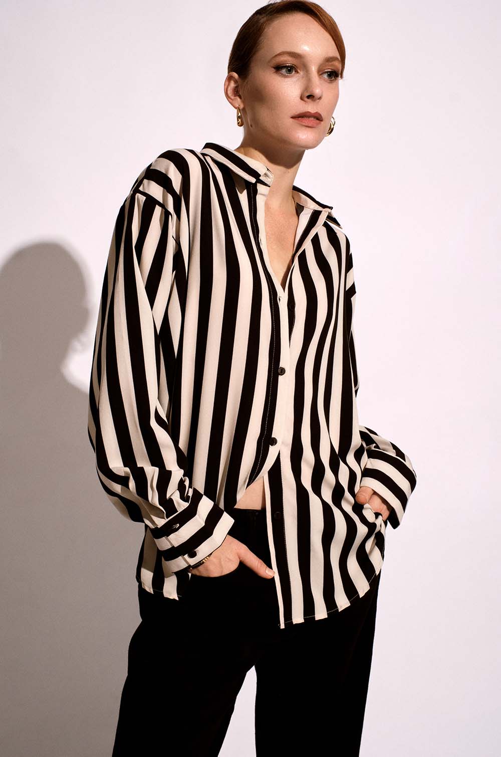 Striped Oversized Shirt