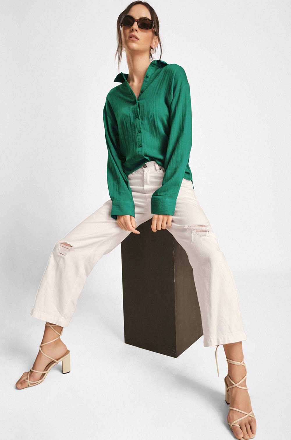 Oversized Shirt- Green