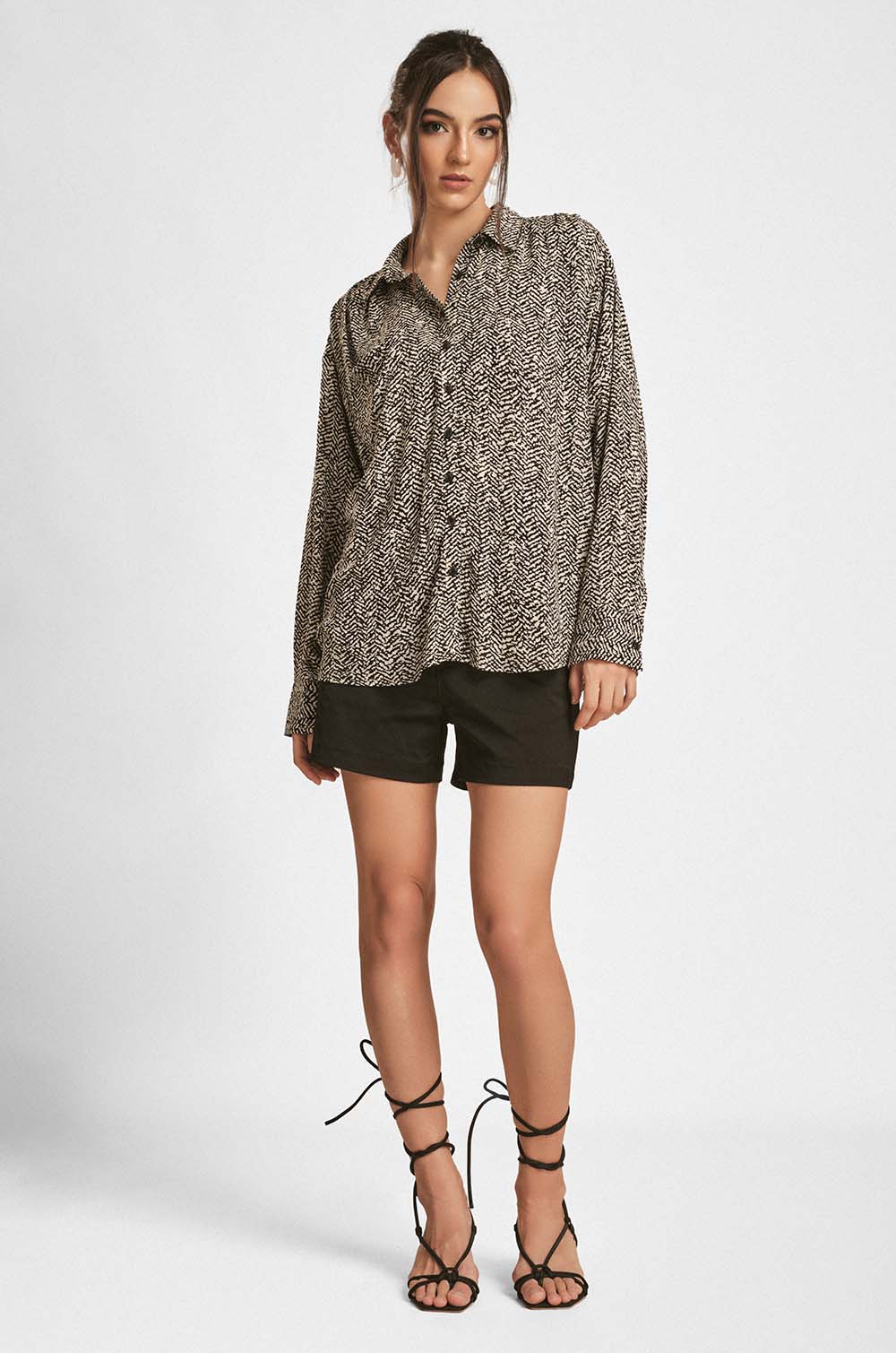 Printed Oversized Shirt