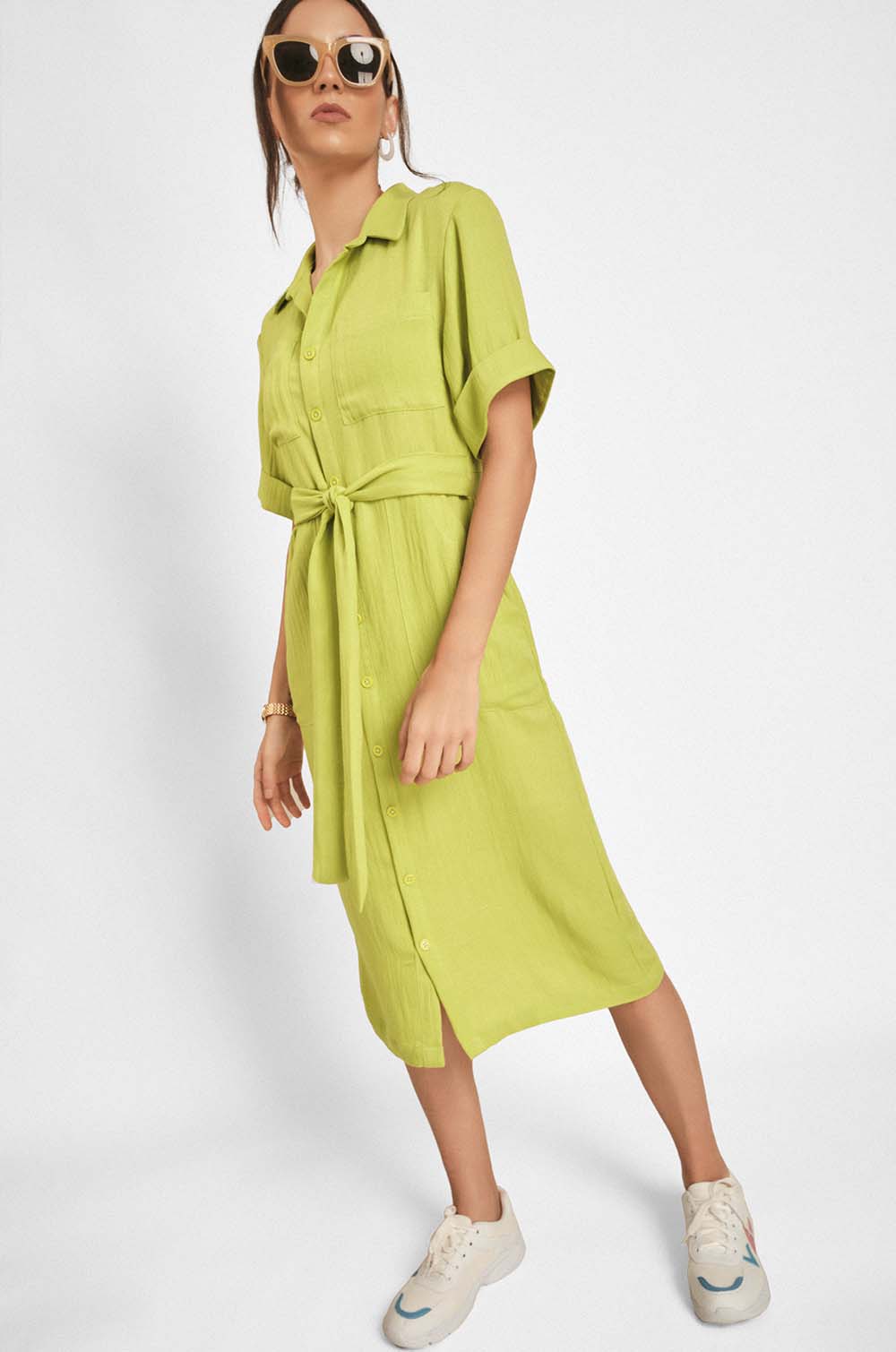 Midi Shirt Dress