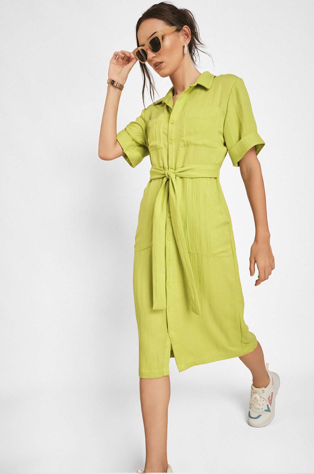 Midi Shirt Dress