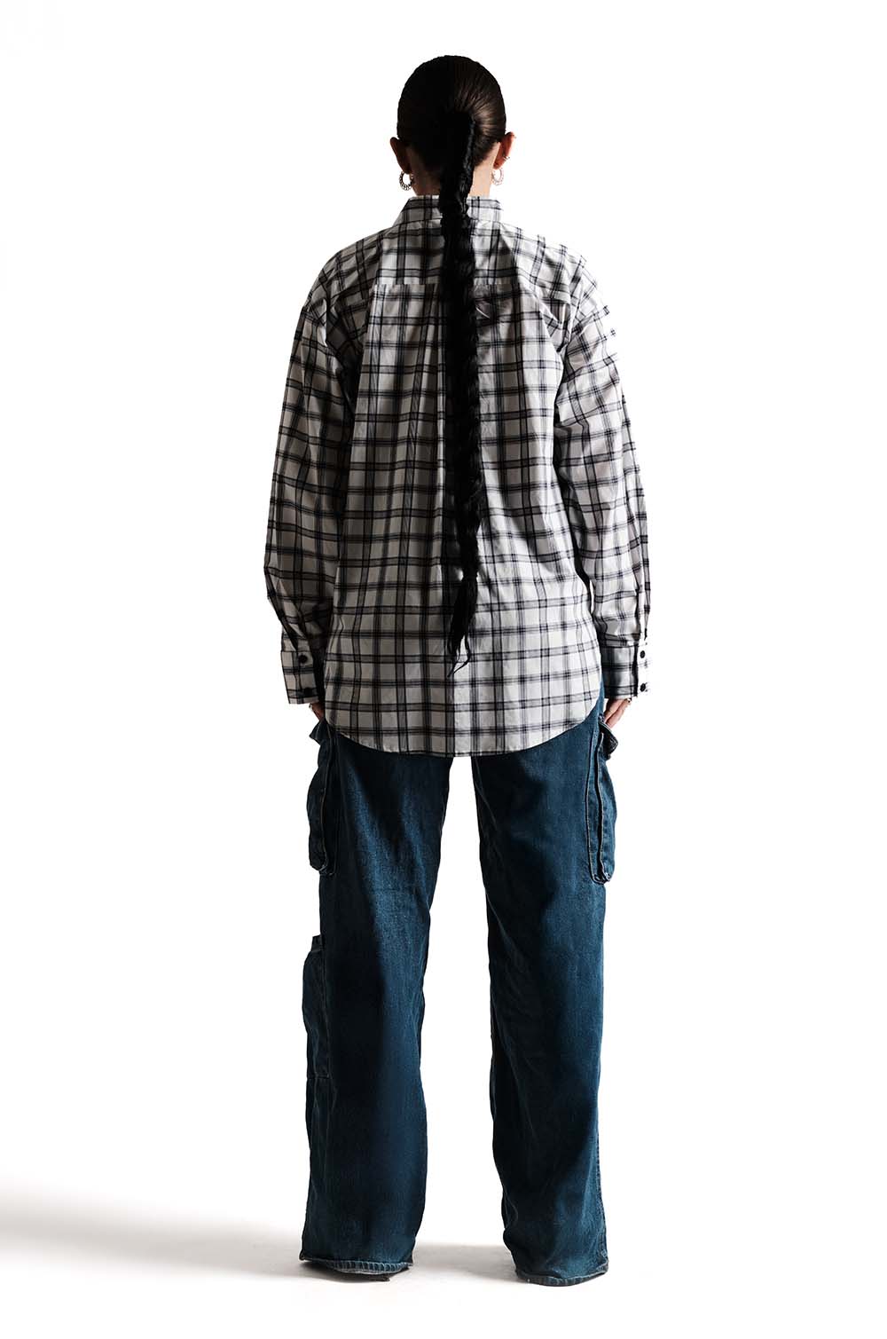 Checked Oversized Shirt