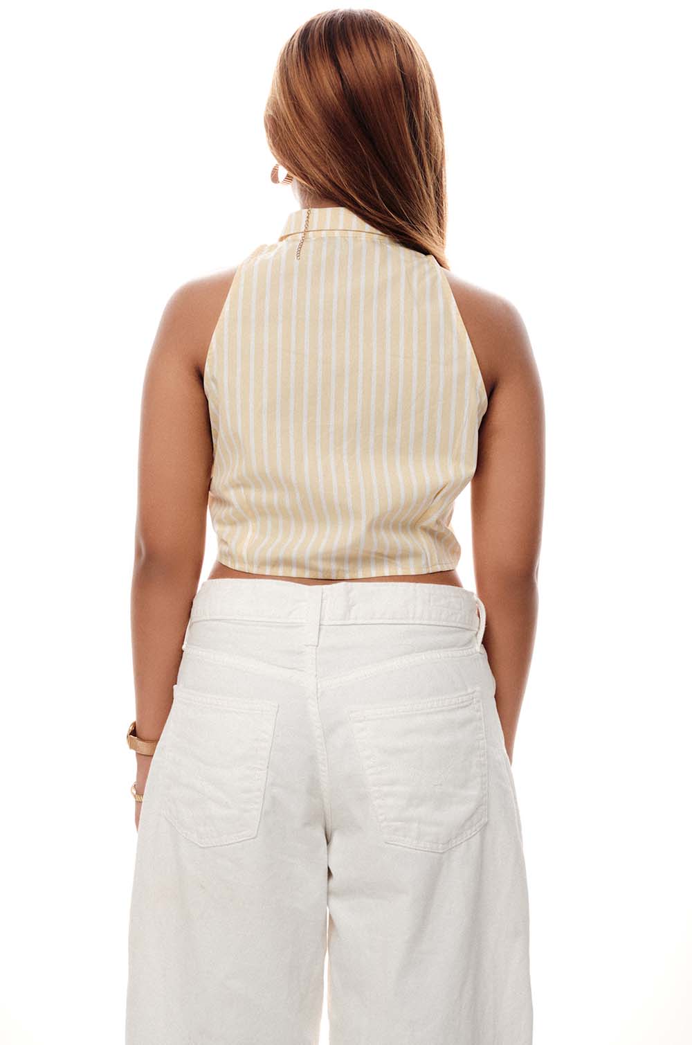 Sleeveless Stripe Top