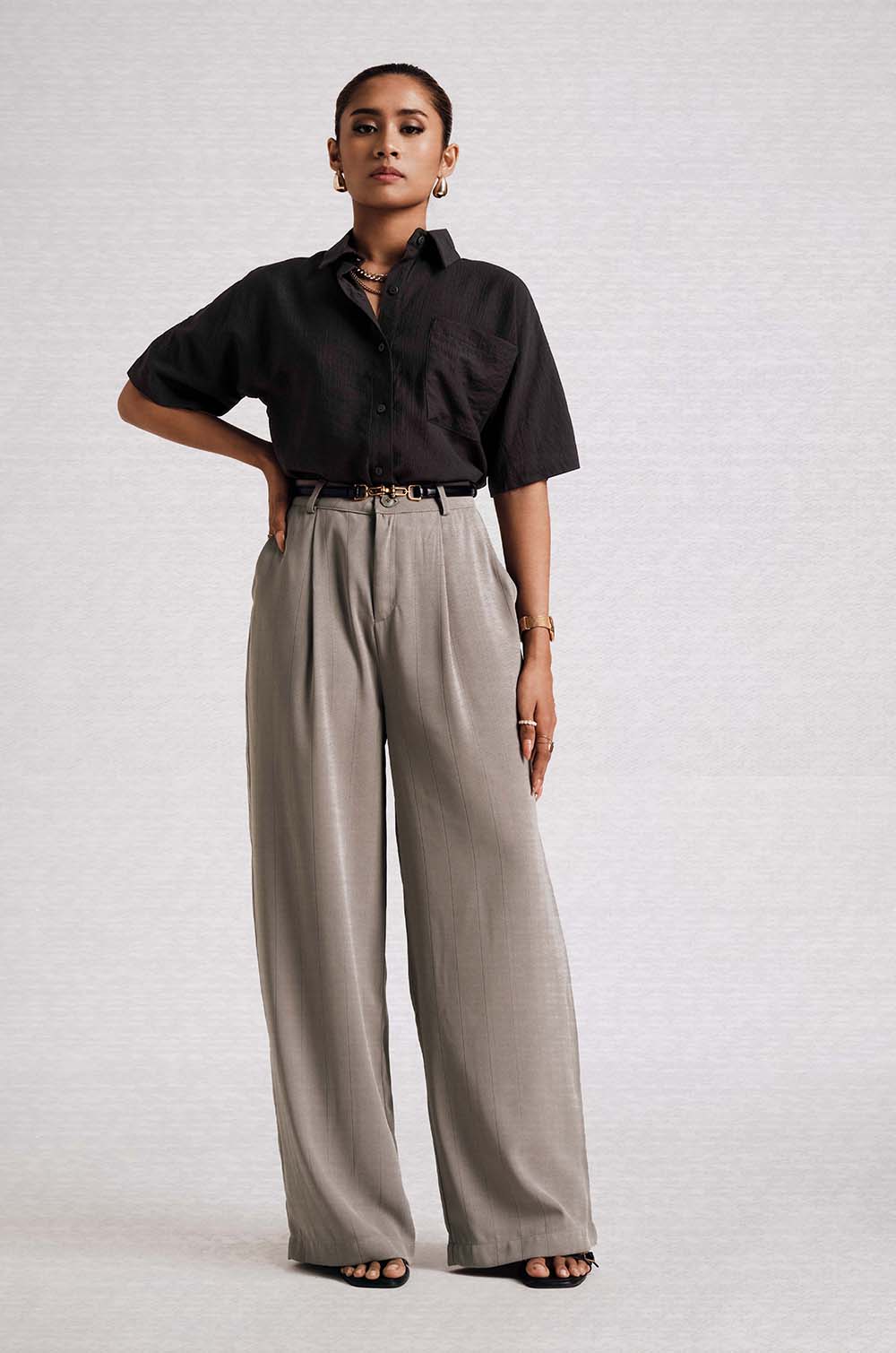 Pinstripe Tailored Pant