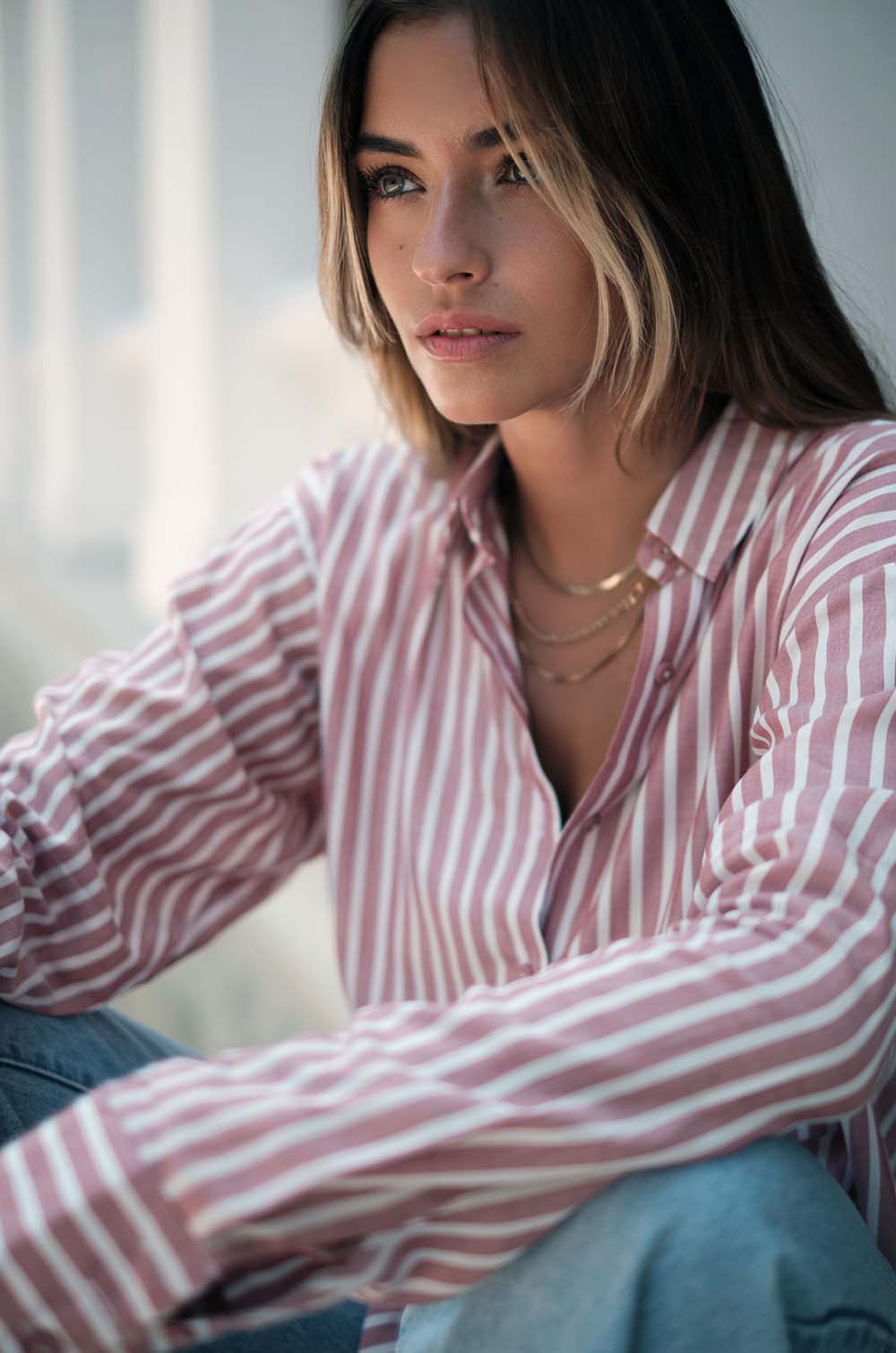 Striped Oversized Shirt