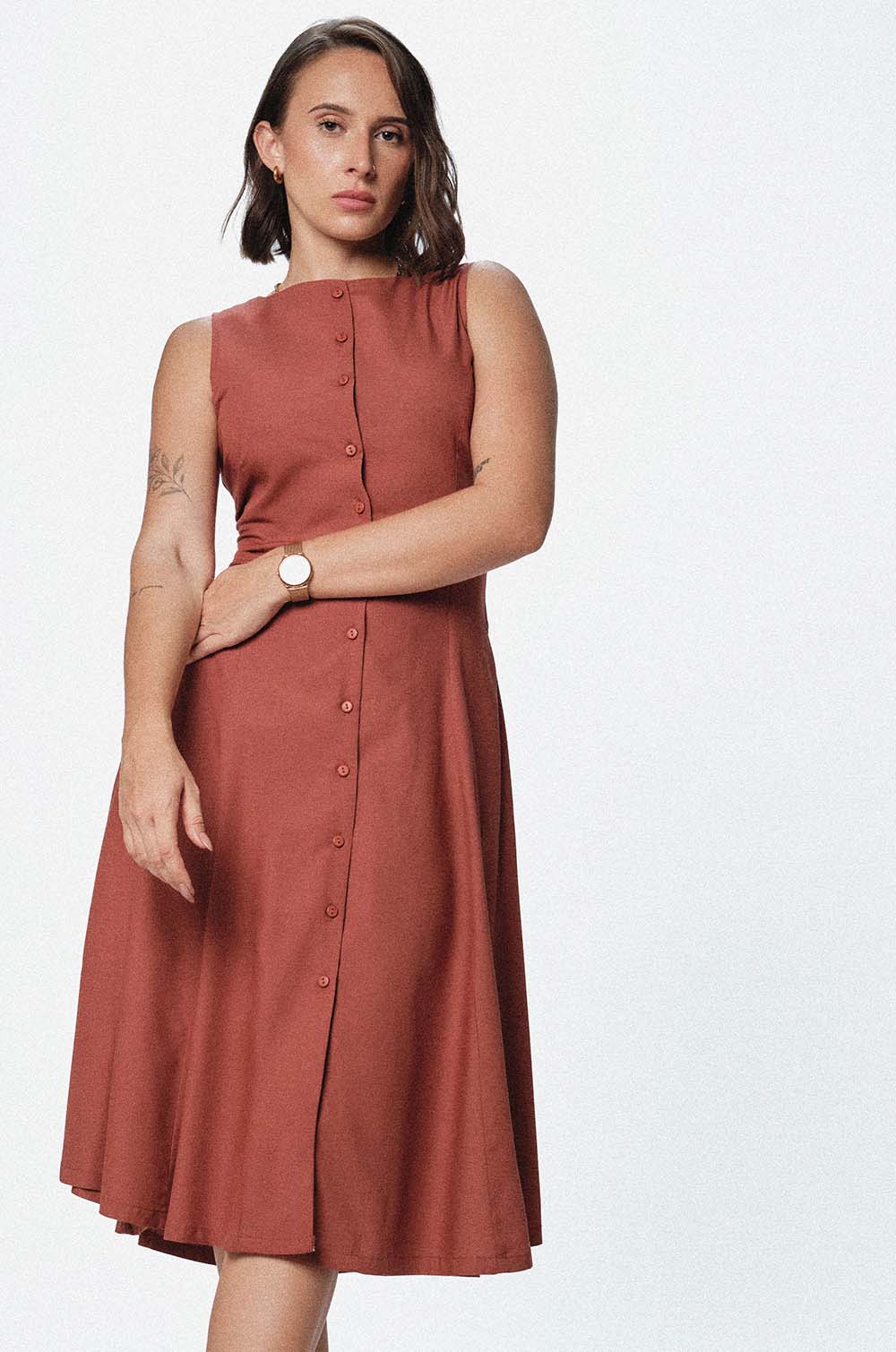WAIST ACCENTUATE DRESS