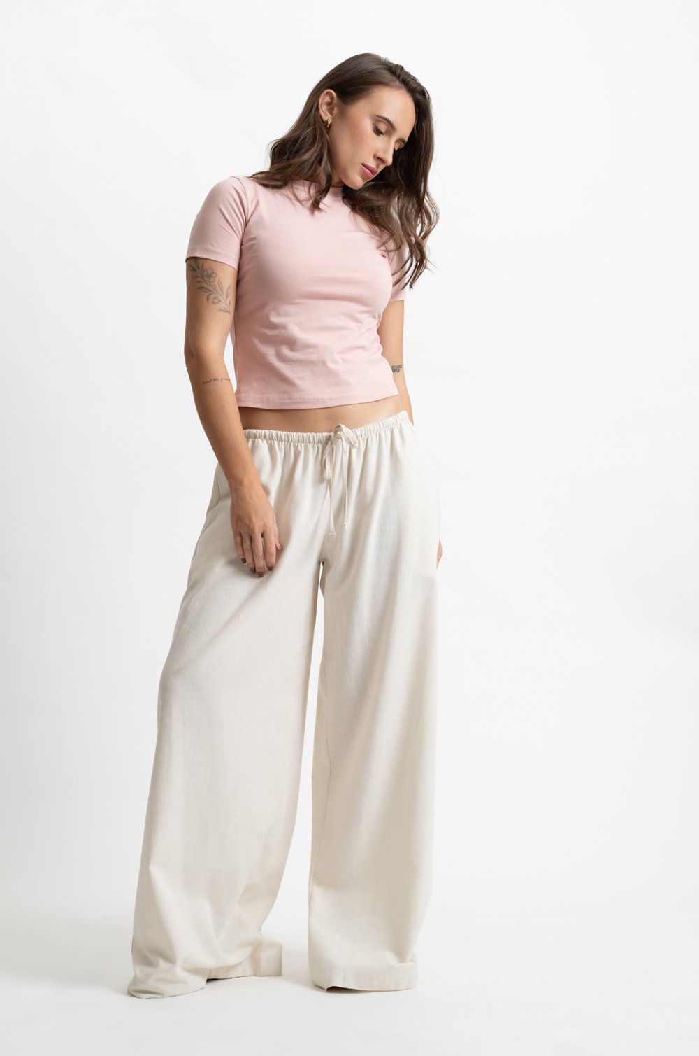 CREW NECK TSHIRT - PINK