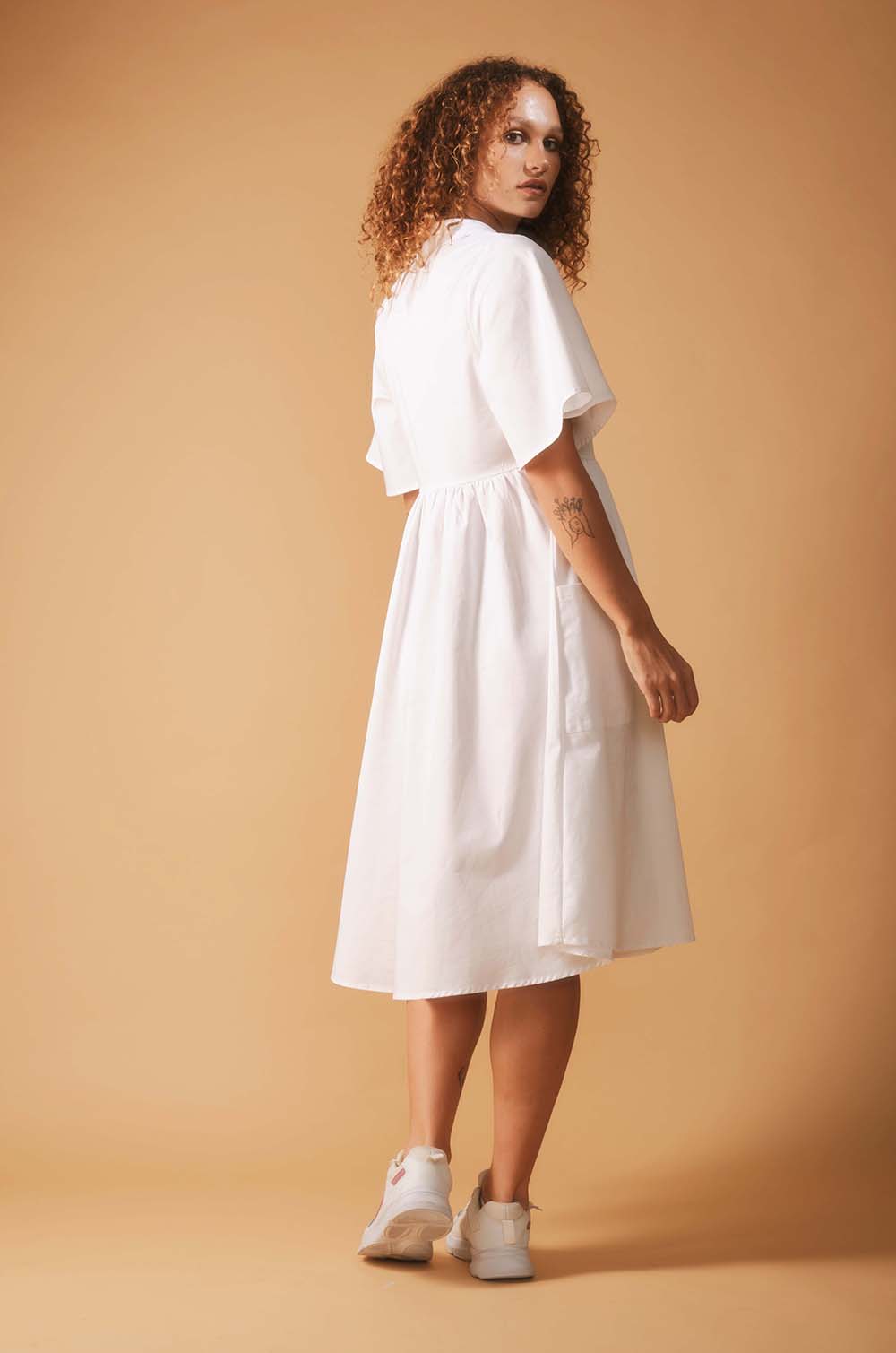 White Midi Dress