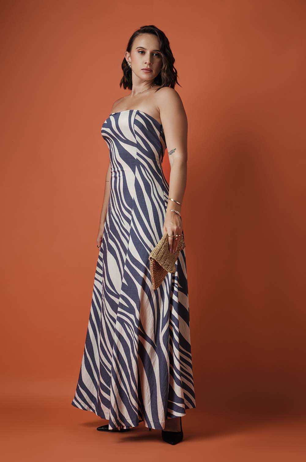 PRINTED MAXI DRESS