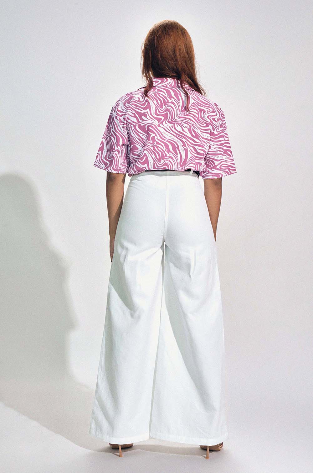 Flared Pants - White